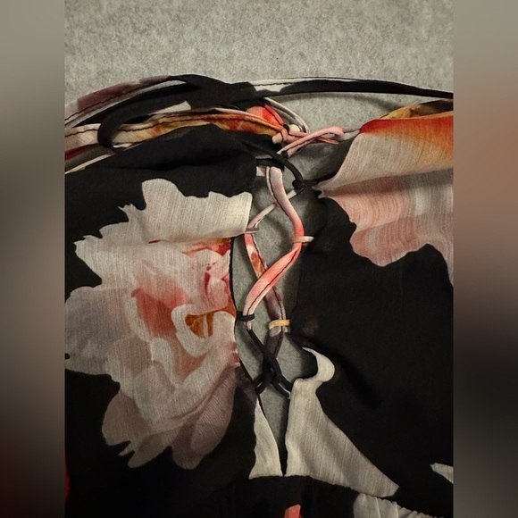 GB black floral romper size S - Picture 4 of 6